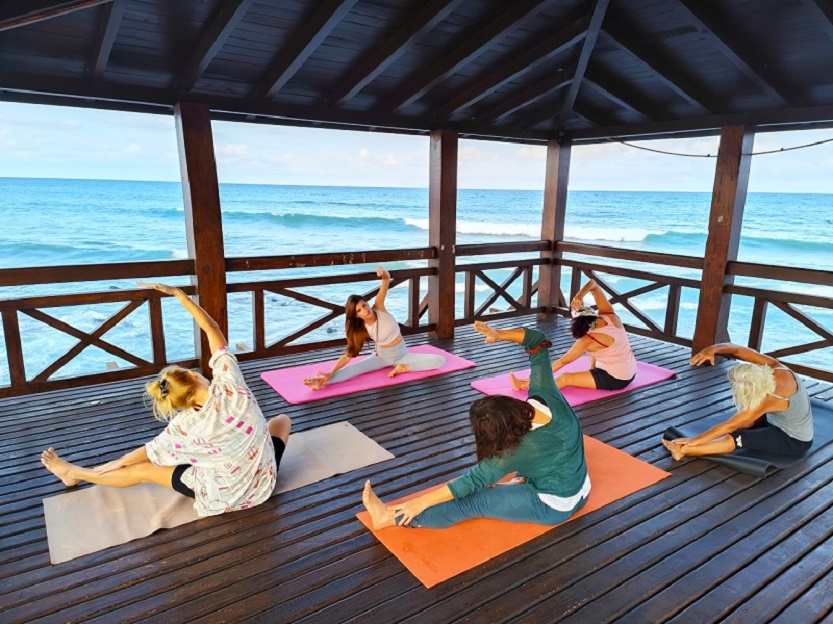In the run-up to the #IDY2024, Embassy of India in Sao Tome - in association with Yoga Teacher, Ms. Ines - organized a Yoga camp with the theme "Yoga for Women Empowerment" at the beach of Hotel Pestana - one of the most scenic beaches of the country.
